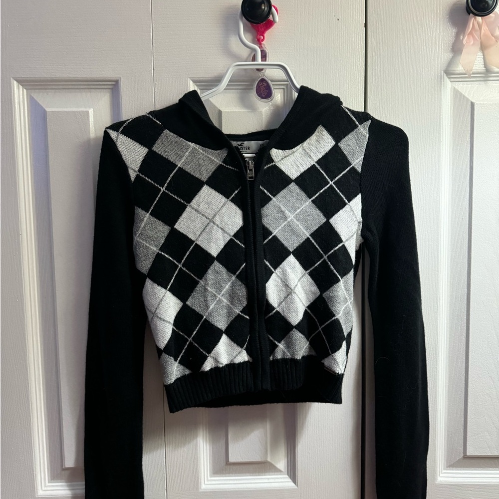 Hollister cropped hoodie